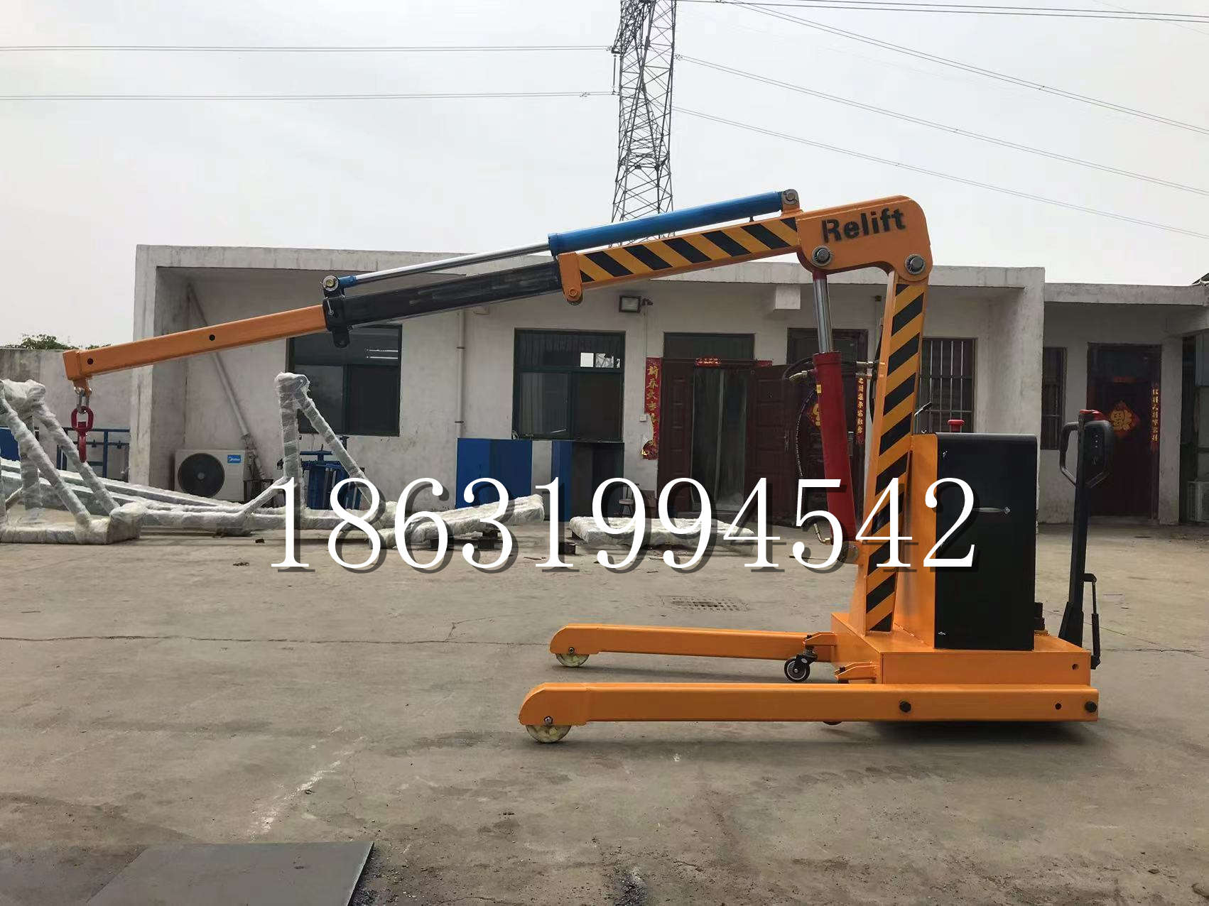 大宁县久征定做3吨三轮随车吊 农用园林绿化移树吊 平板工程用小吊机